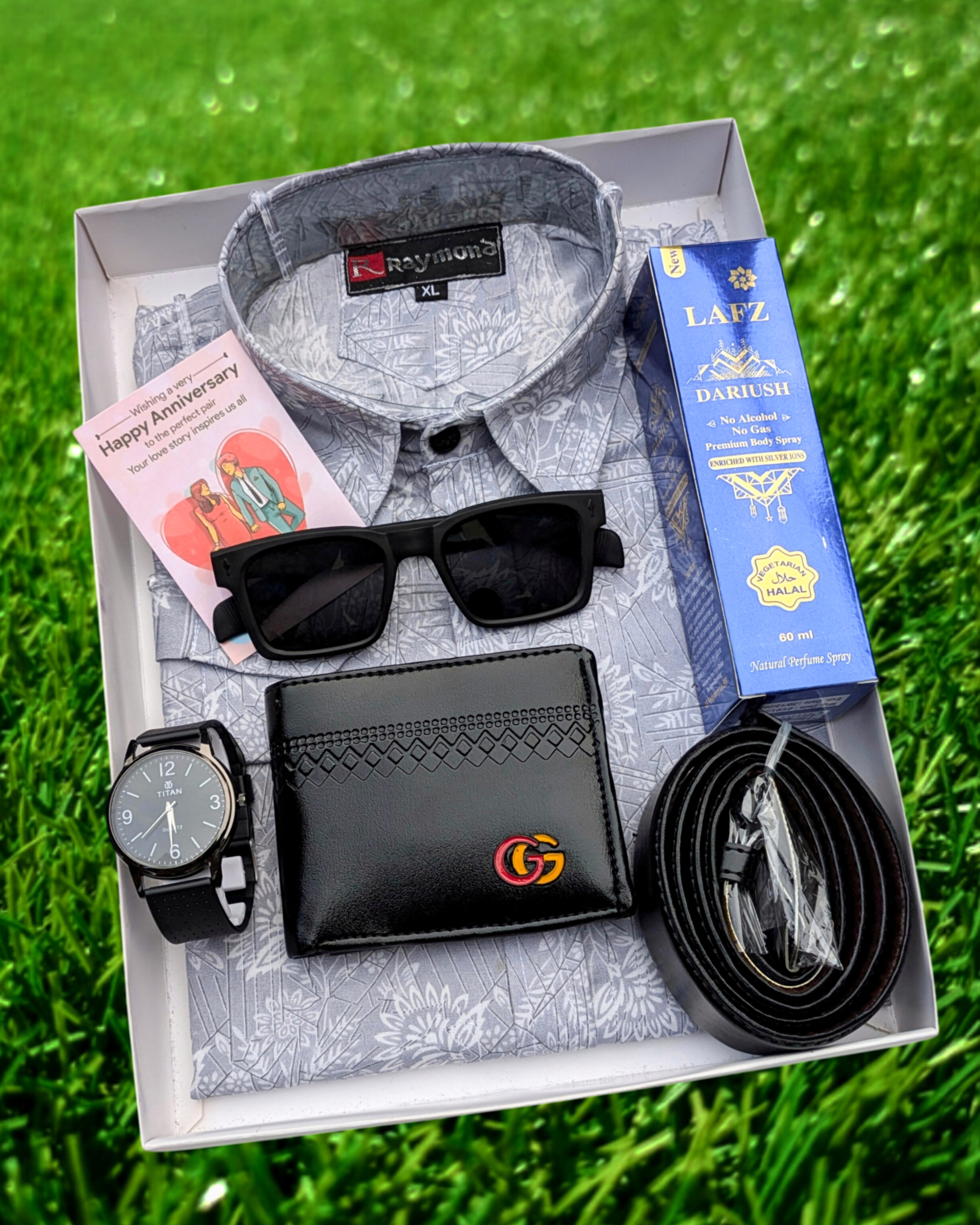 Ash Colour || Print Shirt Combo