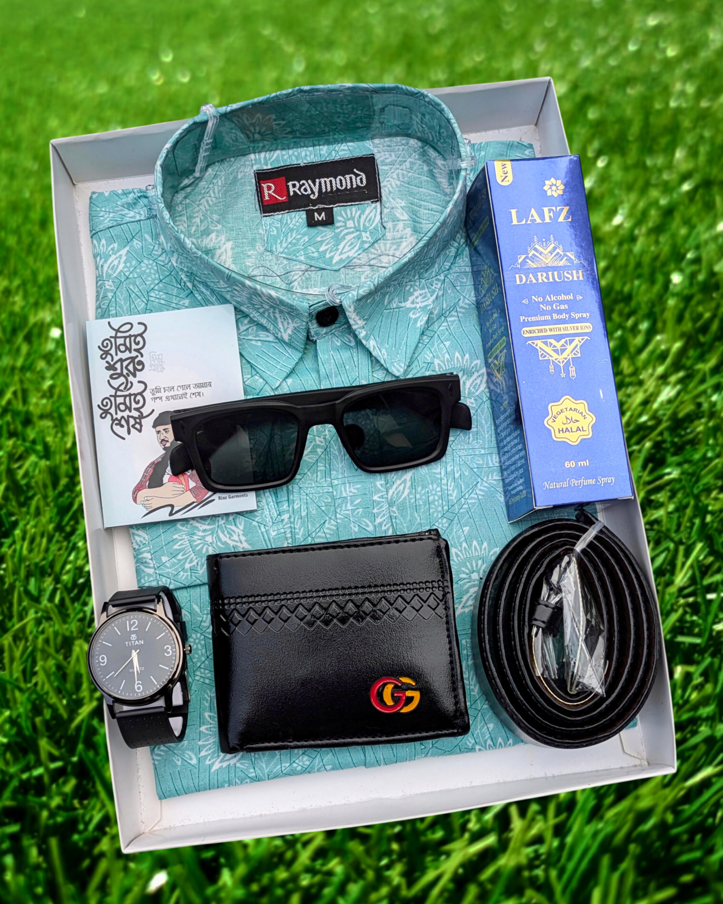 Sky Blue Colour || Print Shirt Combo